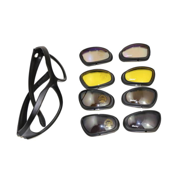 Çok Lensli Tactical Gözlük Seti  - 4